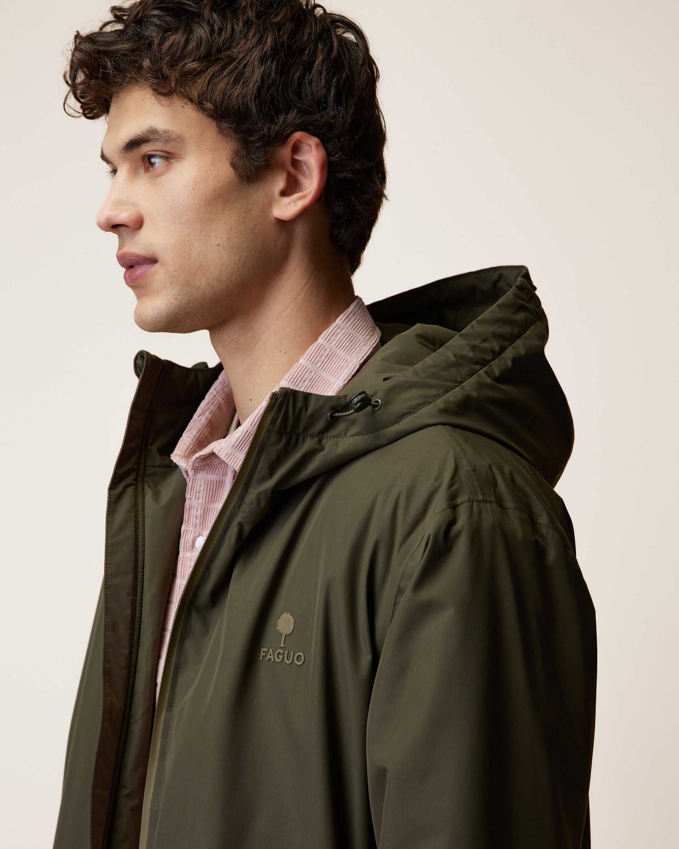 MONTAUD - Parka imperméable - Kaki