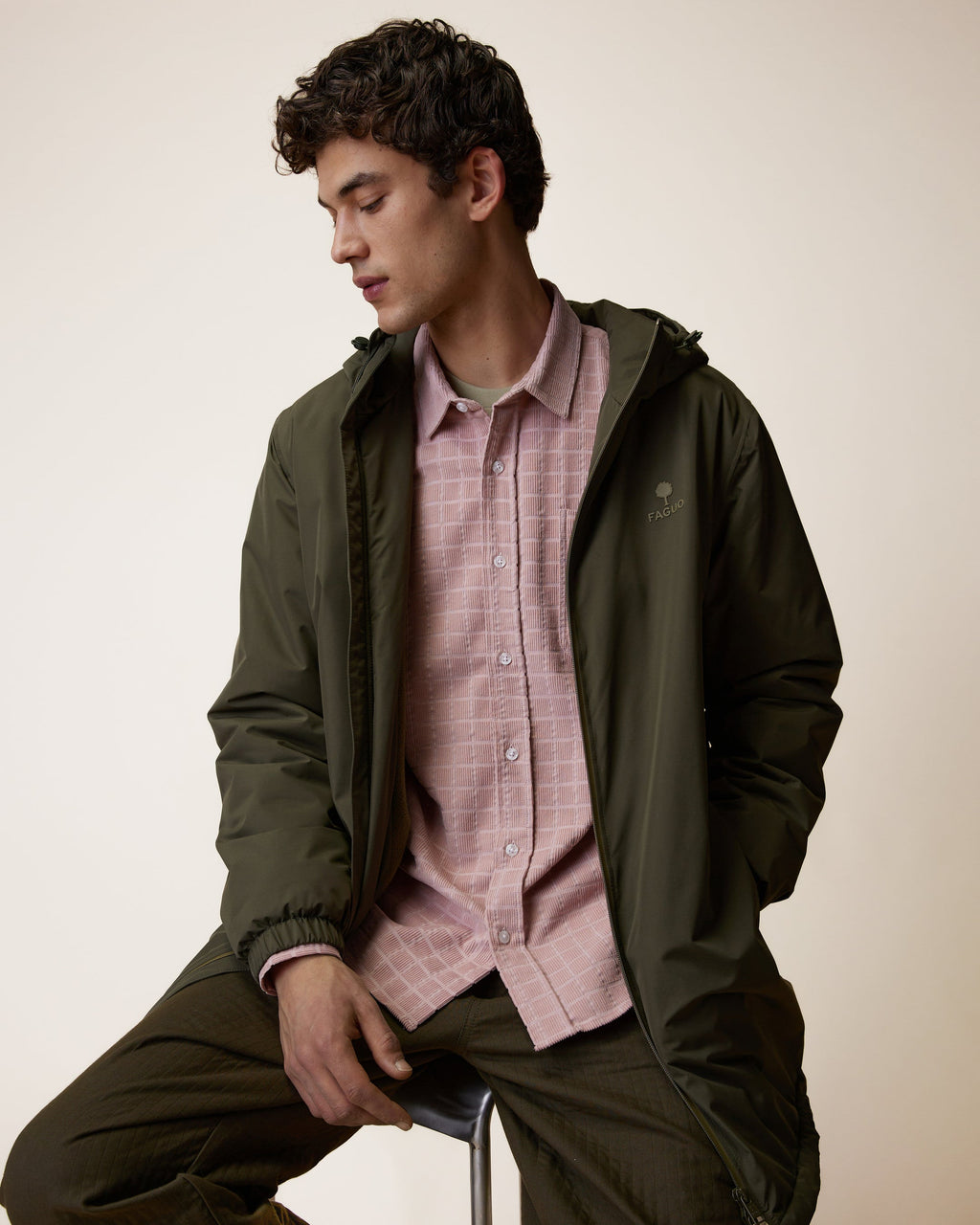 MONTAUD - Parka imperméable - Kaki