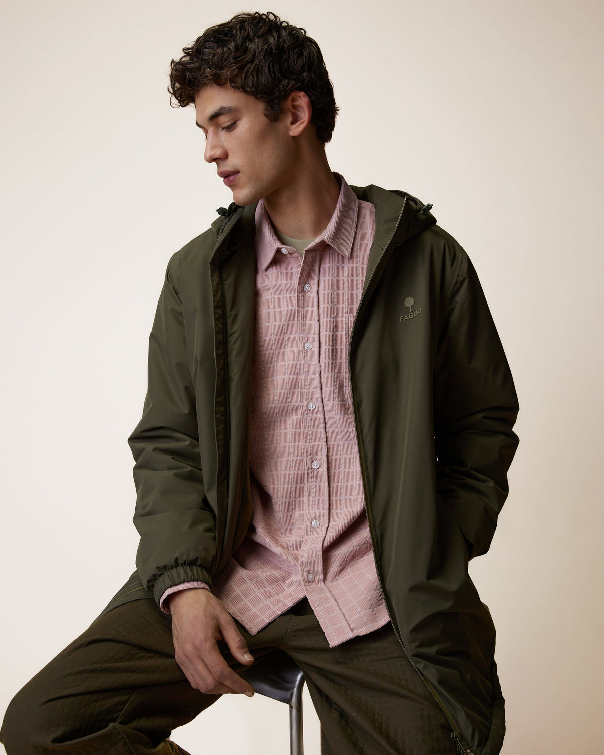 MONTAUD - Parka imperméable - Kaki