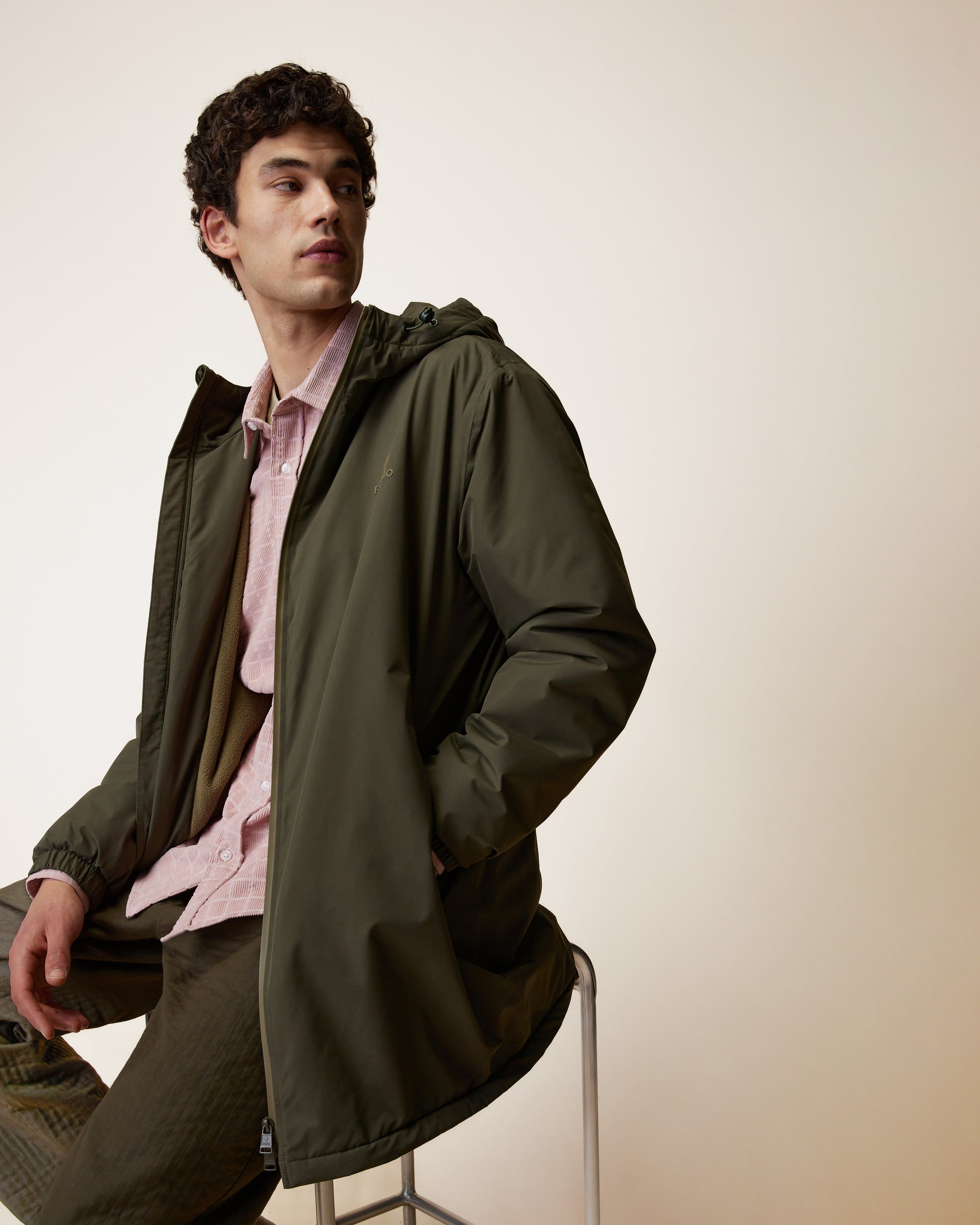 MONTAUD - Parka imperméable - Kaki