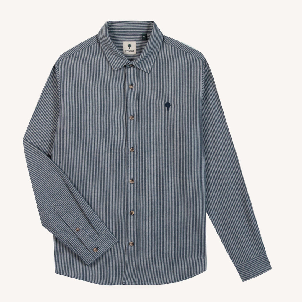 IRATY - Chemise Bleu & Ecru 10