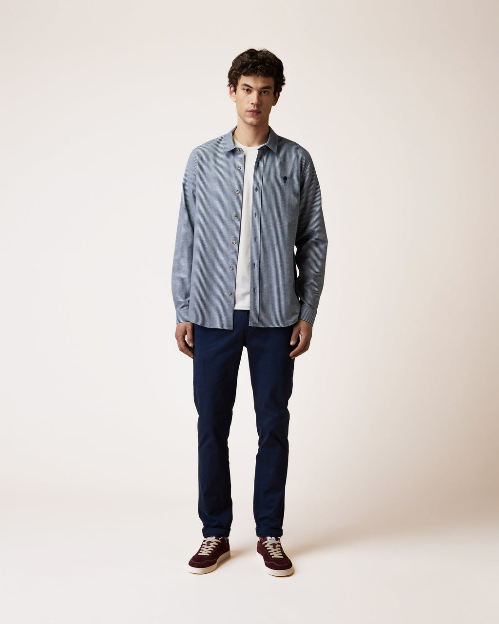 IRATY - Chemise Bleu & Ecru 10