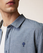 IRATY - Chemise Bleu & Ecru 10
