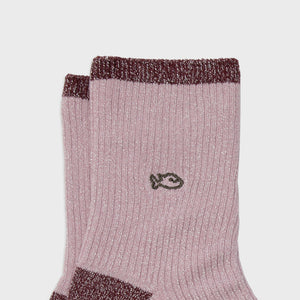 Chaussette Rose en Coton - Femme #FPA04