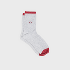 FPA24 Chaussettes pailletées en coton peigné vintage - Gris - Femme