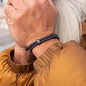 Bracelet Little Lewis DBL - Black | Slate Gray