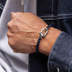 Bracelet Lobster Larry - Navy | Silver