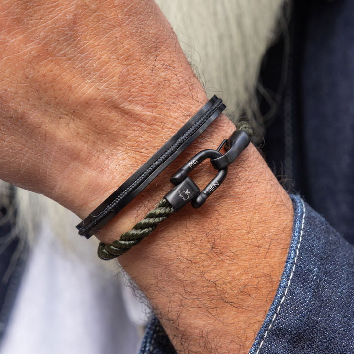 Bracelet Lobster Larry - Army | Black