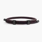 Bracelet Little Lewis DBL - Mahogany | Black