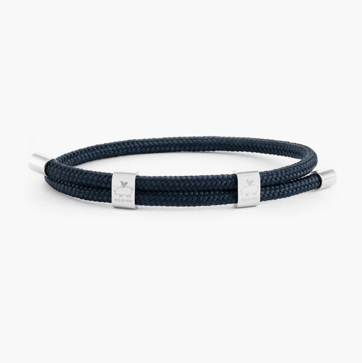 Bracelet Little Lewis DBL - Navy | Silver