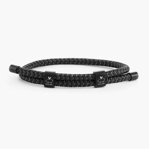 Bracelet Little Lewis DBL - Black | Slate Gray