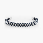 Bracelet Navarch Curb - Navy | Silver