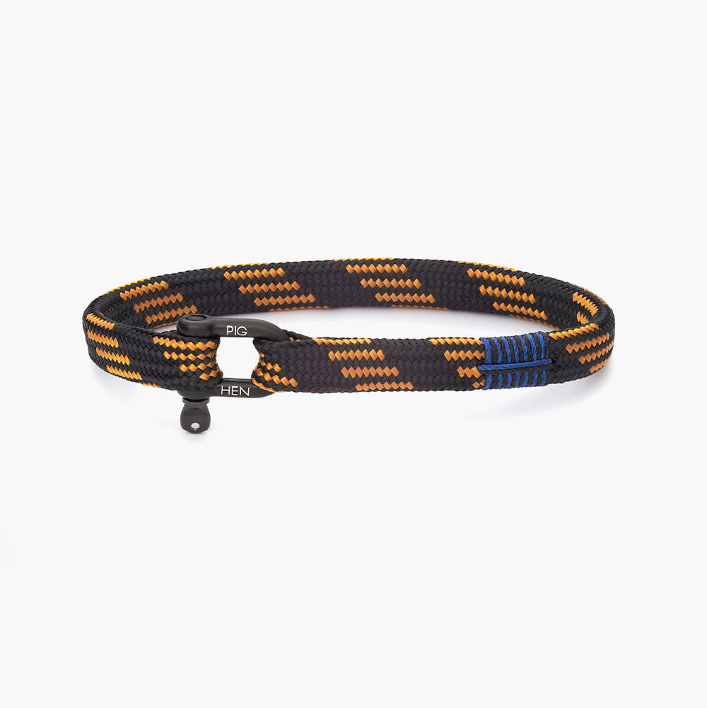 Bracelet Vicious Vik - Black - Rust Orange | Black