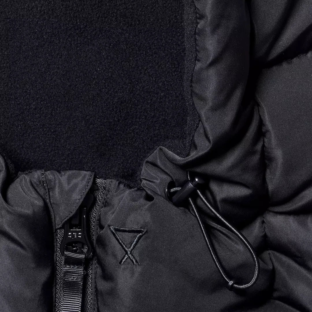 Capuche doudoune noire intérieur polaire