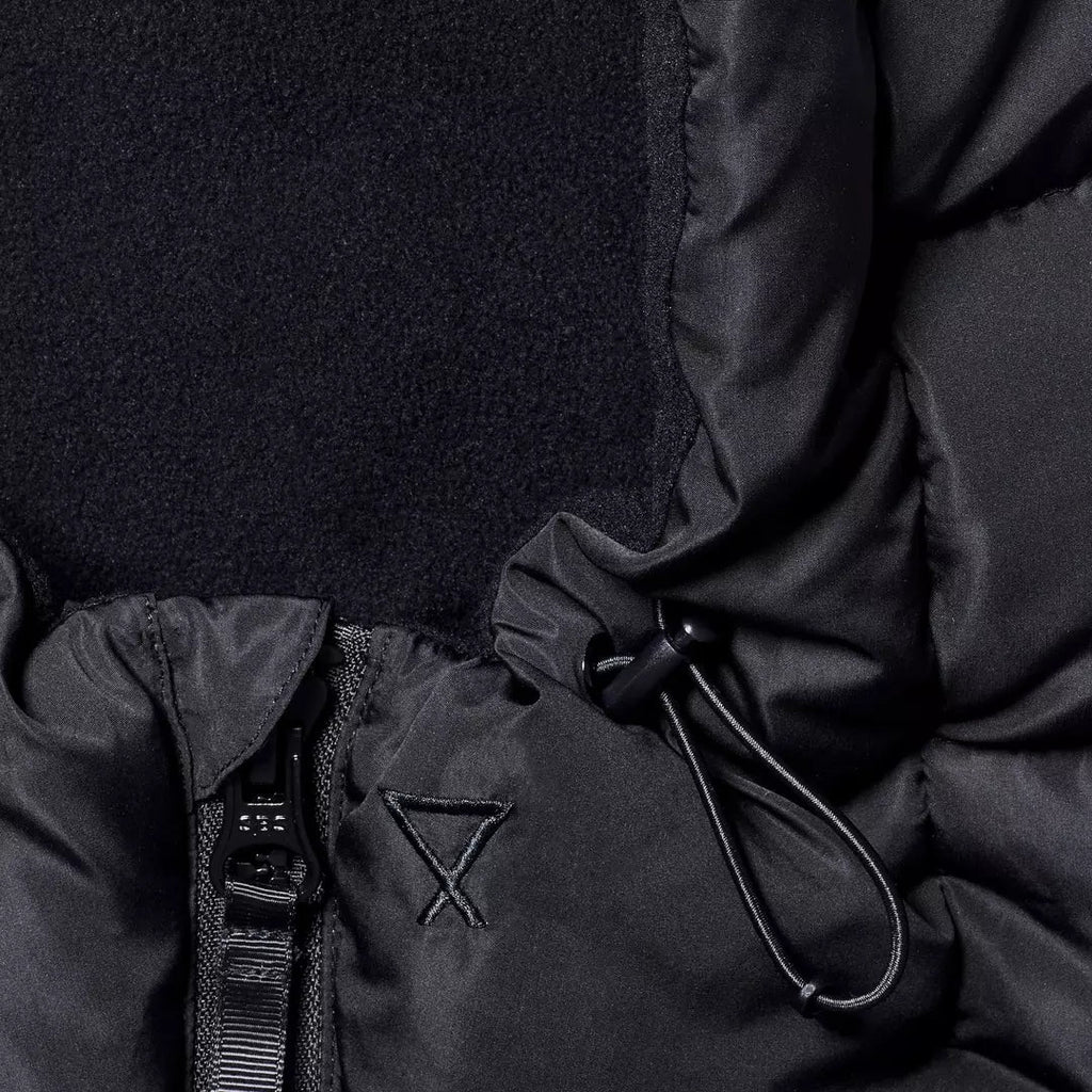 Capuche doudoune noire intérieur polaire