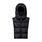Capuche doudoune noire intérieur polaire