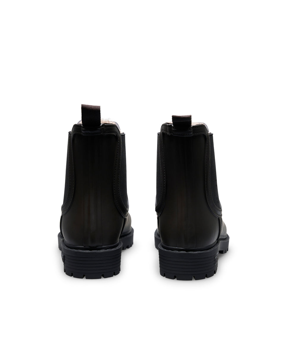 Bottes de Pluie Gaudi Fur Smooth Brown & Black