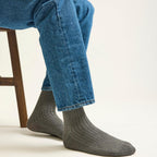Pack de 3 Chaussettes - Nid d'abeille noir gris marine - Homme