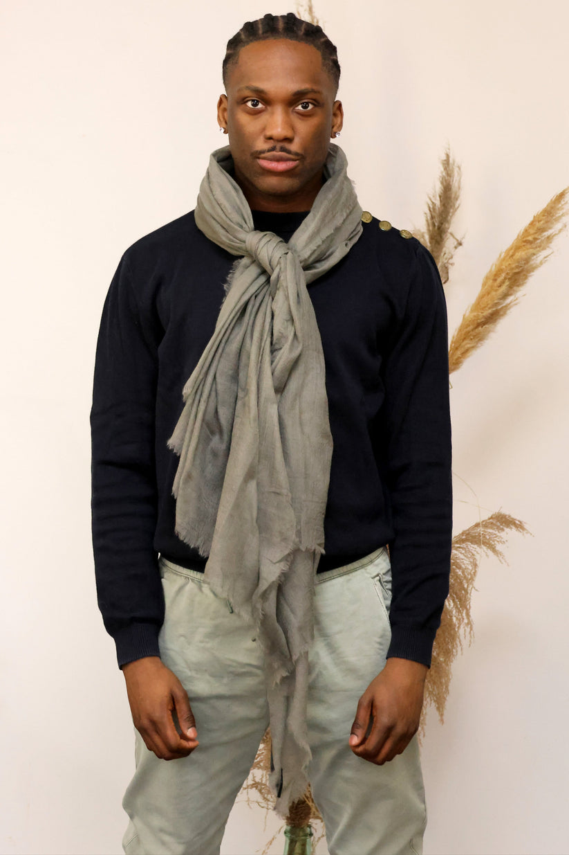 Ruben - Echarpe en laine Stone