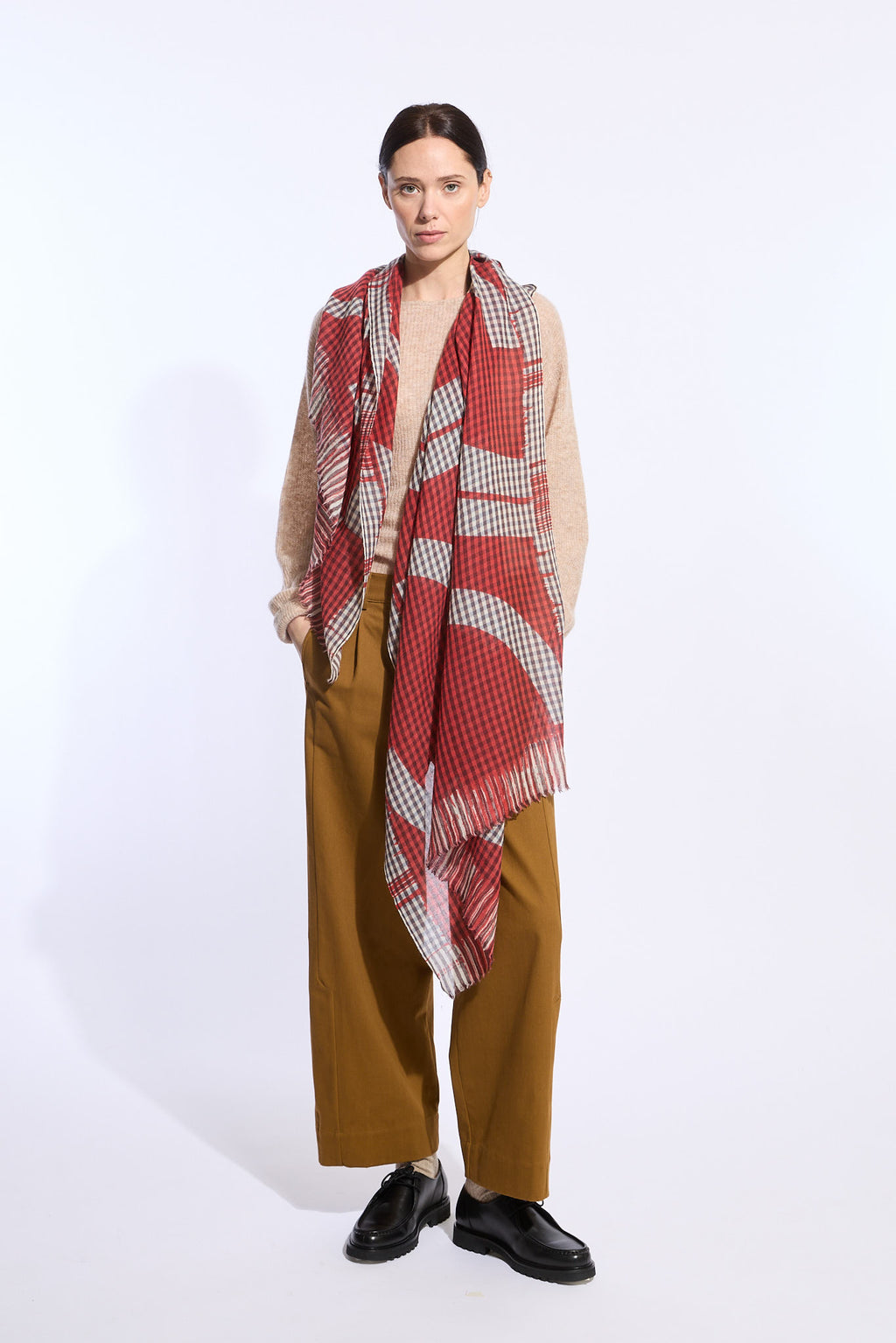 Foulard Wave Rouge