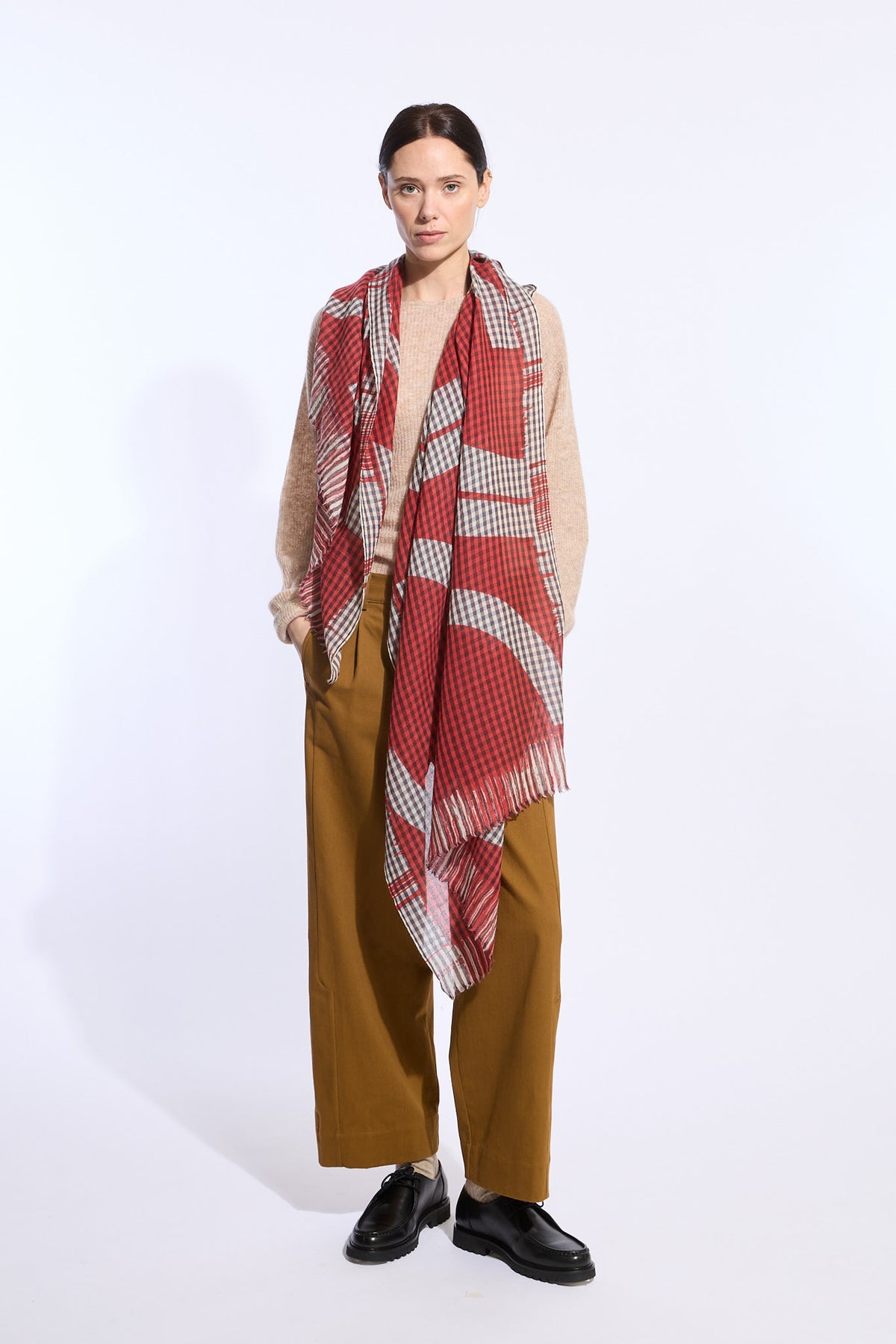 Foulard Wave Rouge