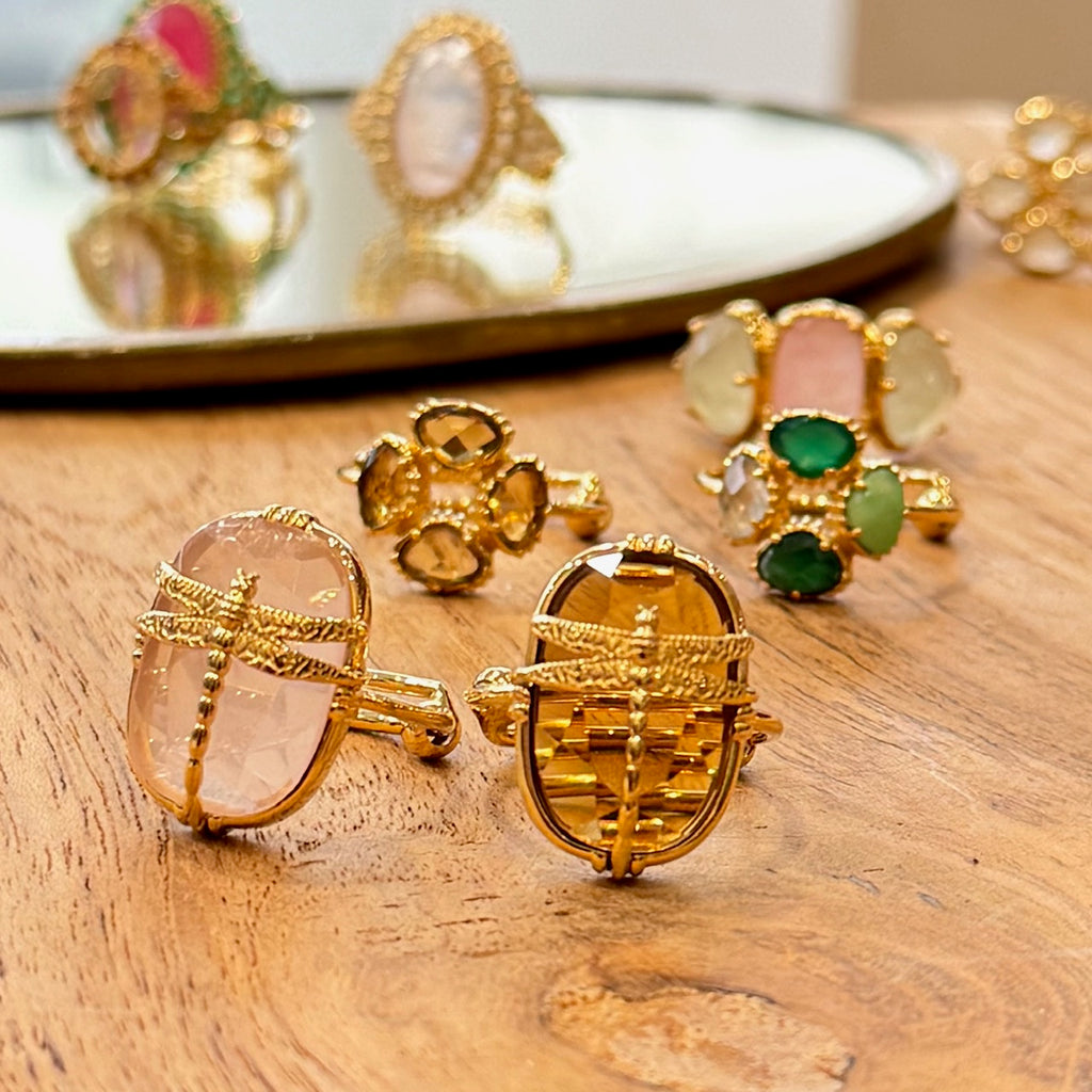 N°846 S - Bague libellule petit modèle