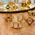 N°777 - Bague 3 pierres serties