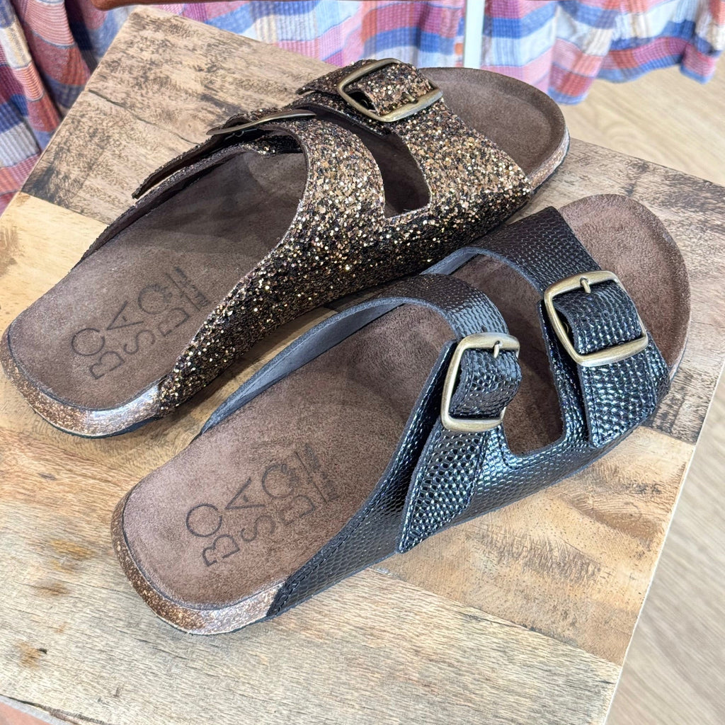 Sandale Reptil - Noir