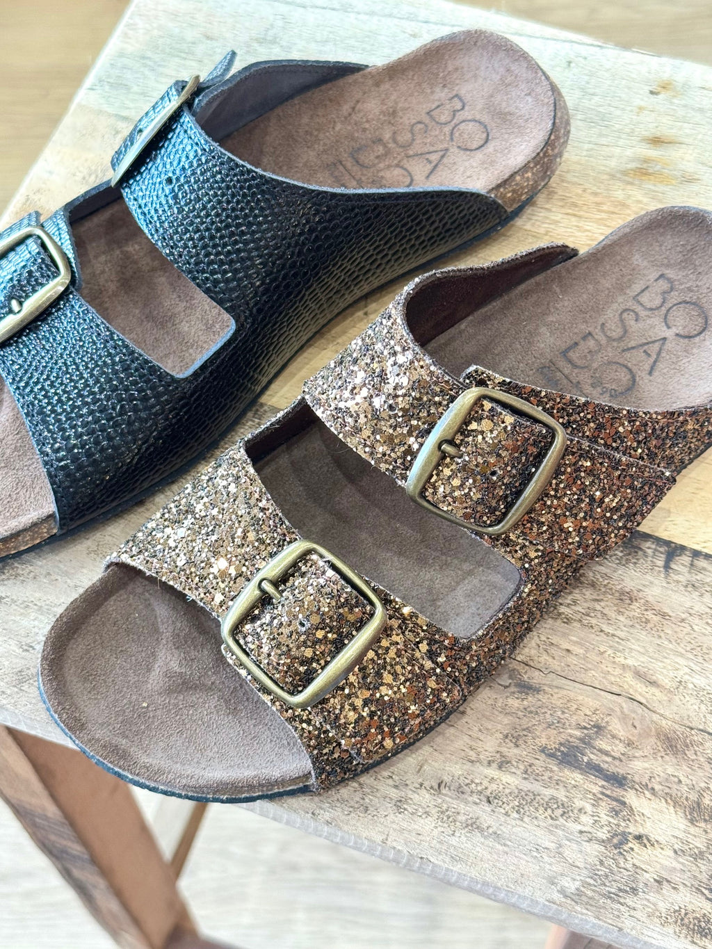 Sandale Reptil - Noir