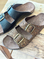 Sandale Reptil - Noir