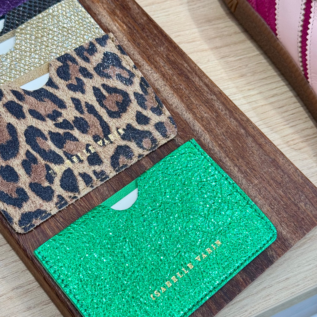 Porte-Cartes Credy - Leopard Beige