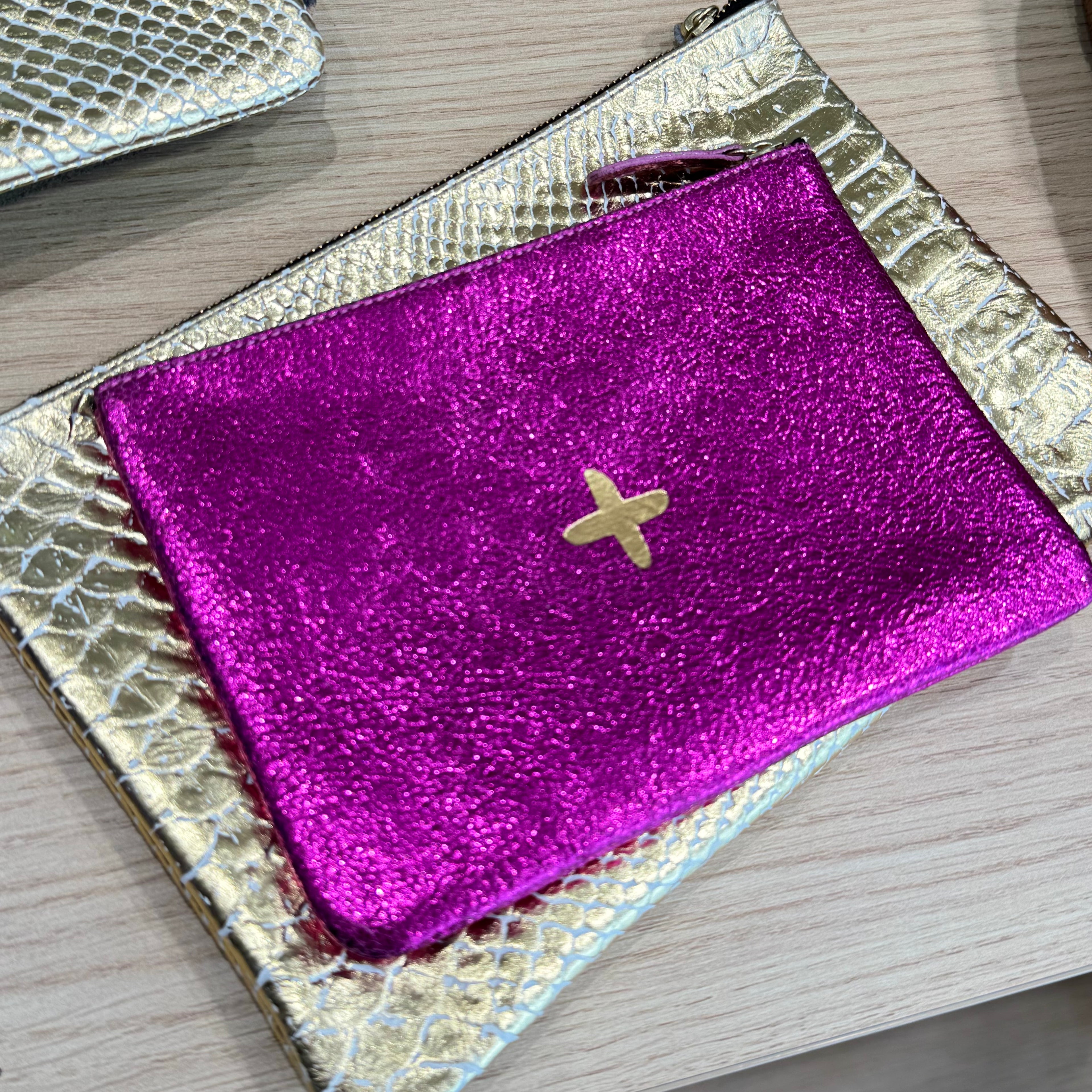 Pochette Monoi - Glossy Magenta