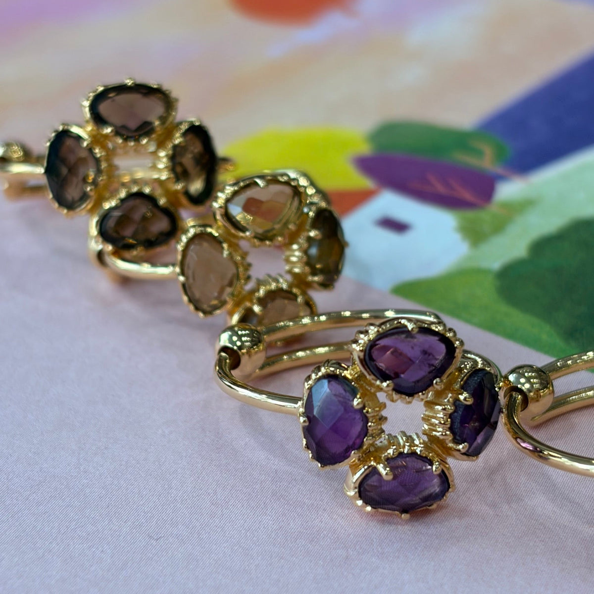 N°828 Augusta - Bague 4 minis serties rondes