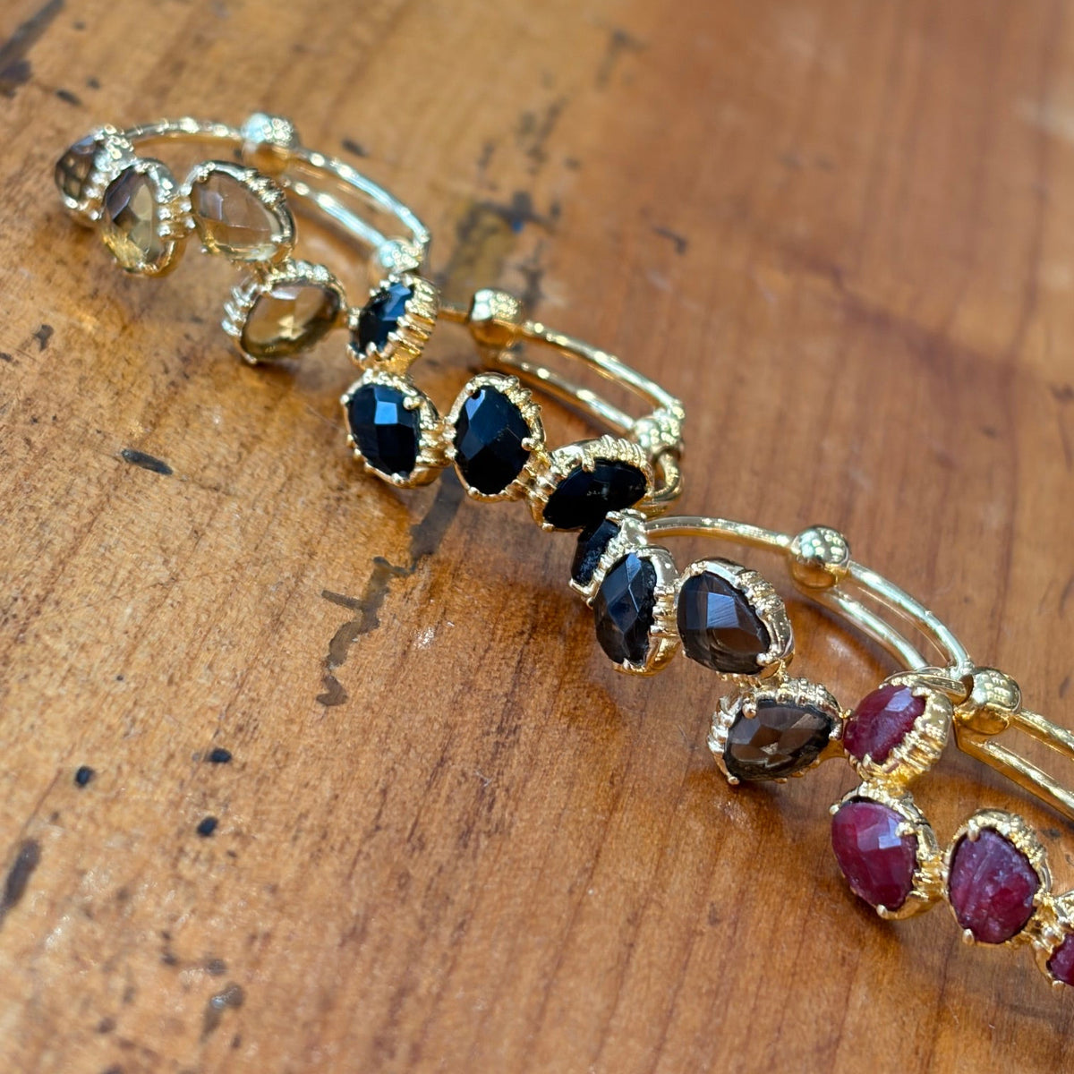 N°819 - Bague 4 minis pierres serties