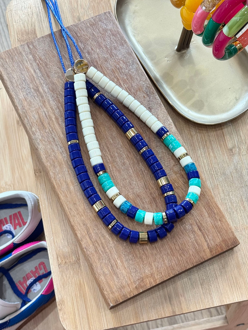 Collier Praia - Colbalt