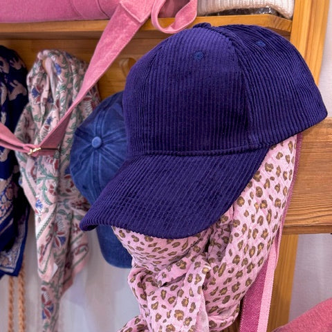 64935 Casquette reglable velours cotelé - plusieurs coloris