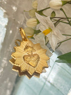 Médaille Sacré Coeur - Plaqué Or