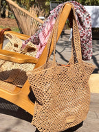 KENTOLOA - Sac en raphia AM798