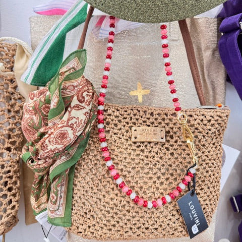 COTINOA - Sac & Pochette en raphia AM797
