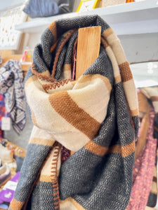 67287- Noir - Etole Esprit Navajo avec surpiqures