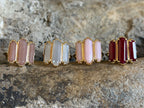 N°674 Alice - Bague trois barrettes serties (grand modèle)