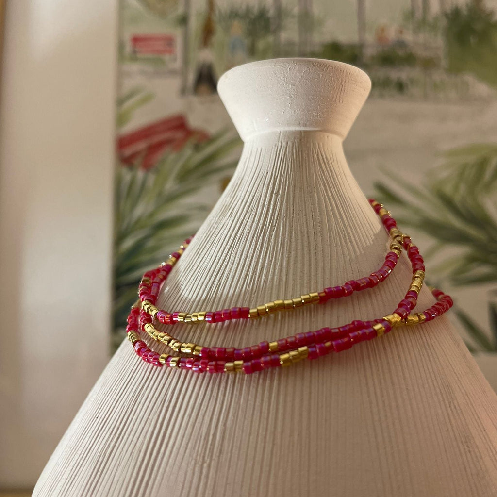 Bracelet Zebra - Rouge de Noel