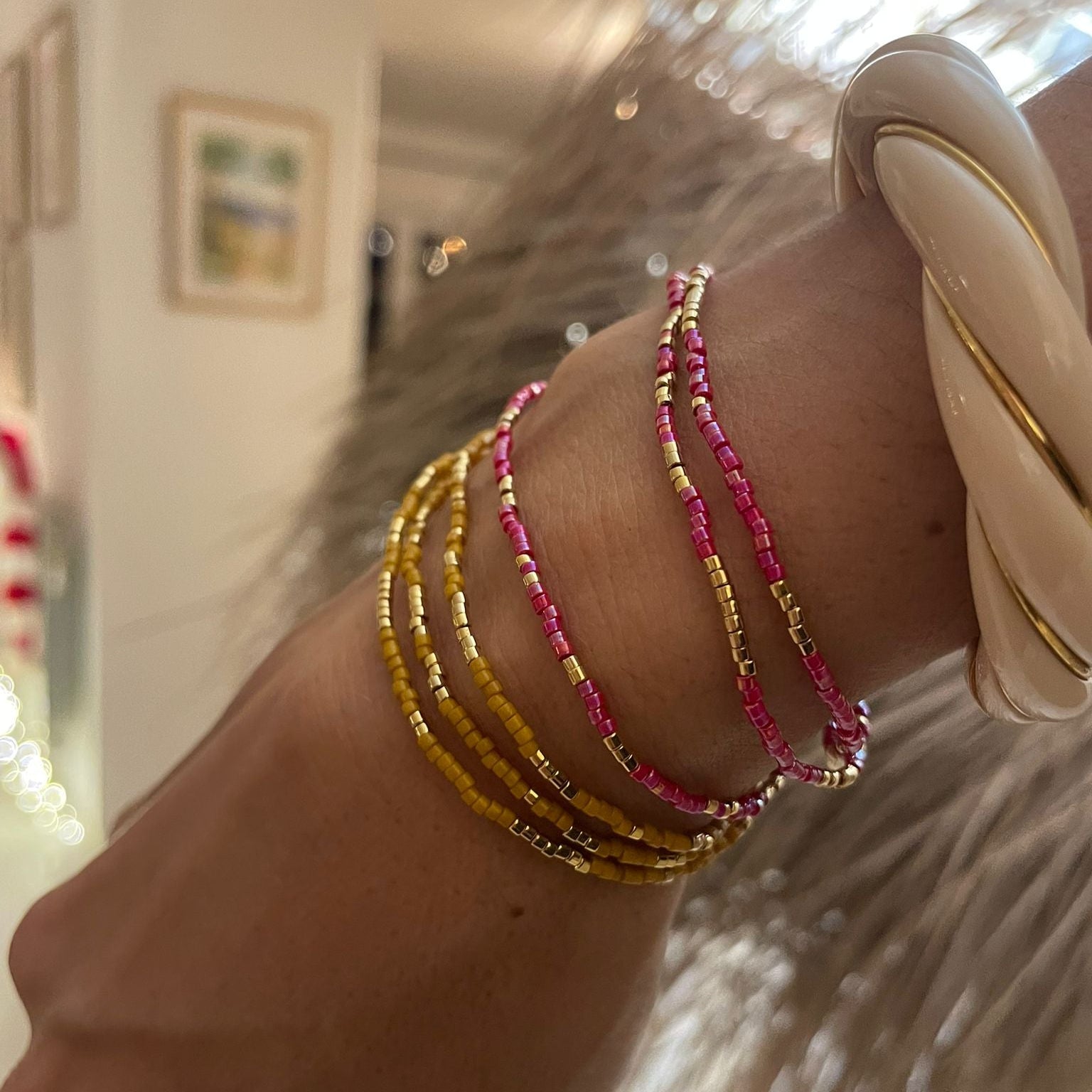 Bracelet Zebra - Rouge de Noel