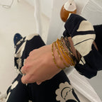 Bracelet Zebra - Noir Scintillant
