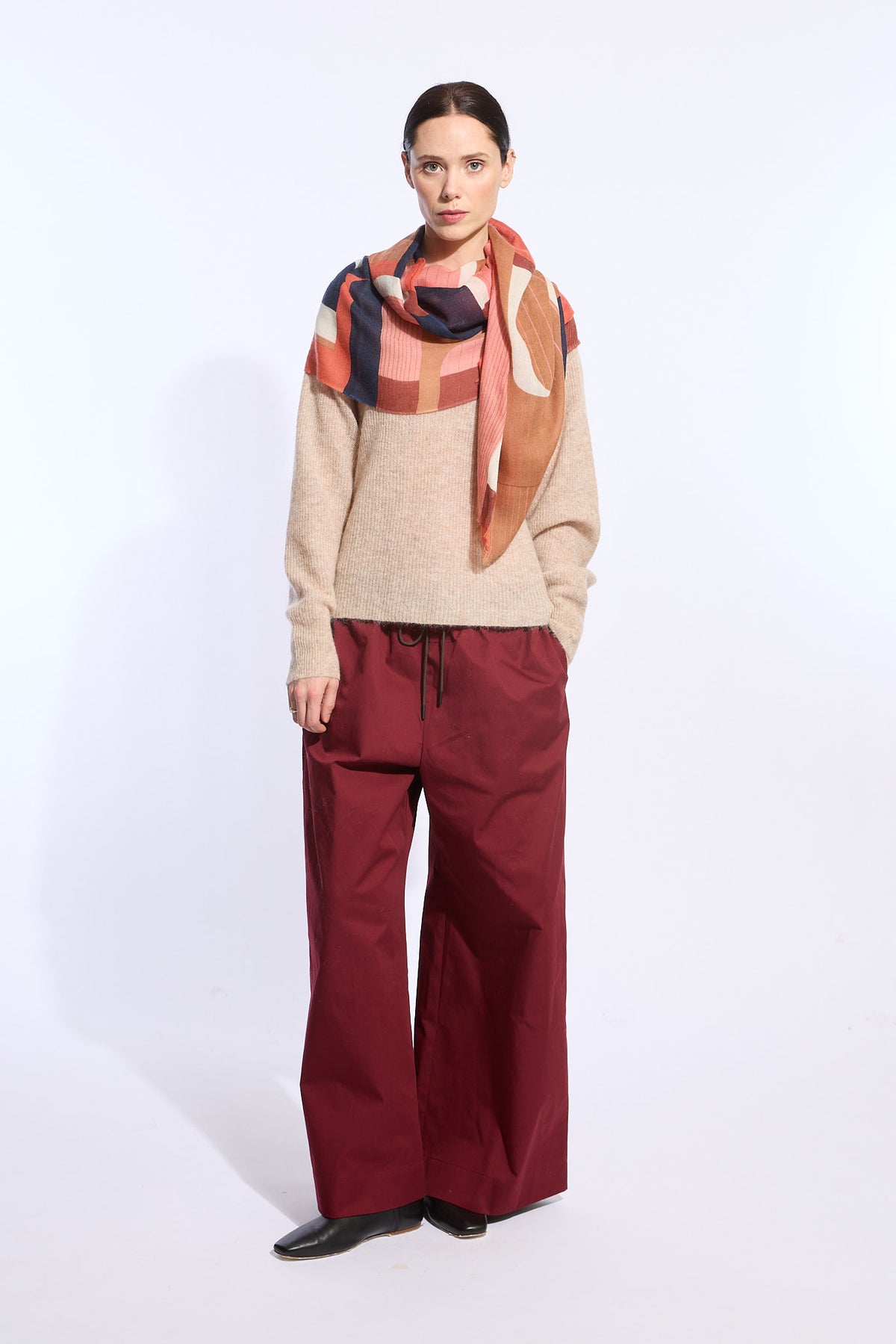 Foulard Petra Garnet