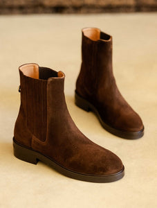 Joyce Cuir Brun Rockies - Cuir Suédé