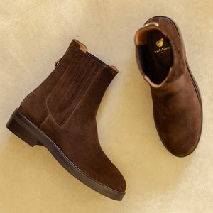 Joyce Cuir Brun Rockies - Cuir Suédé