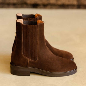 Joyce Cuir Brun Rockies - Cuir Suédé