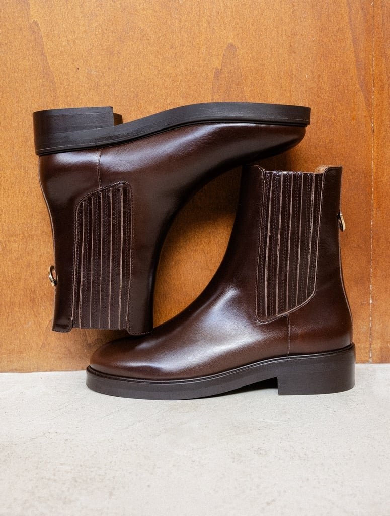 Joyce Cuir Mogano - Cuir lisse