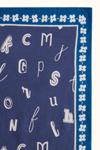 Grand Foulard Apaches Latika - ABCD - Indigo